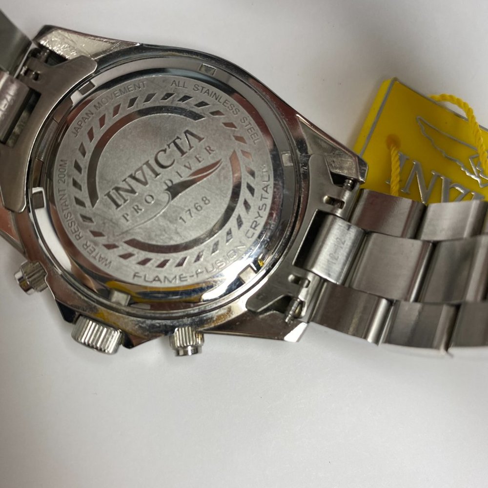 Invicta 1768 Pro Diver Quartz Chronograph Black - Picture 4 of 6